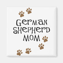 German Shepherd Mum Fridge Magnets