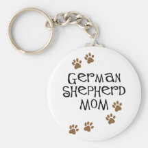 German Shepherd Mum Key Chain