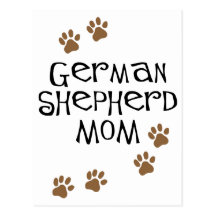 German Shepherd Mum Postcards