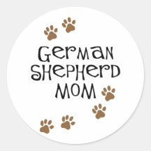 German Shepherd Mum Sticker