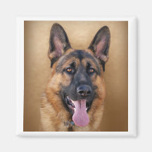 German Shepherd Refrigerator Magnets