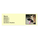 German Shepherd Skinny Business Cards