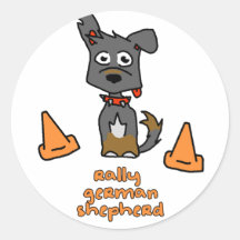German Shepherd Sports Stickers
