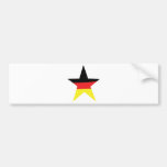 german star icon bumper stickers