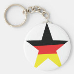german star icon key chain