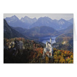 Germany, Bavaria, Neuschwanstein Castle. King Greeting Card