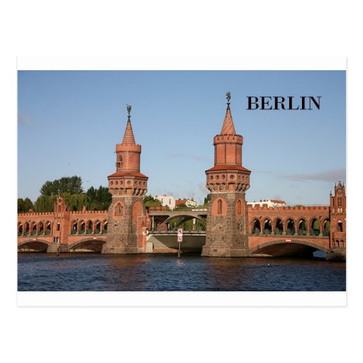 Germany Berlin Oberbaumbrucke (St.K.) Postcard
