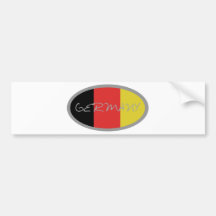 Germany flag design! bumper stickers