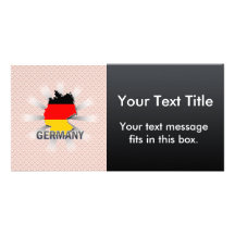 Germany Flag Map 2.0 Picture Card