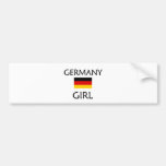 GERMANY GIRL BUMPER STICKER