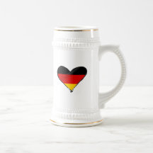 Germany love heart - My big German heart Mugs