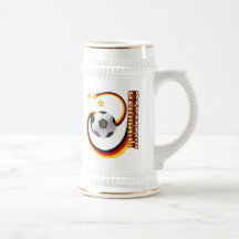 Germany Swirl Soccer 3 stars Mug