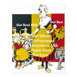 Get Real Milk - Get Raw Postcards