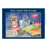Get well card with cute cats
