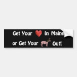 Get Your Heart in Maine ©  by Eva Viola Atwater Bumper Stickers