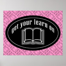 Get Your Learn On School Book Posters