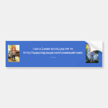 getimage.do, Waterfall, I am a Loonie so follow... Bumper Sticker