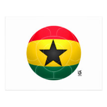 Ghana - Black Stars Football Post Card