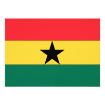 Ghana Flag Personalized Invites