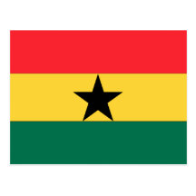 Ghana Flag Postcards