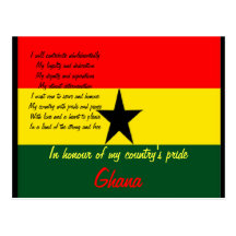 Ghana pride postcards