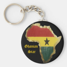 Ghanian  Star Key Chains