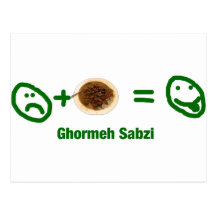 Ghormeh Sabzi Postcards