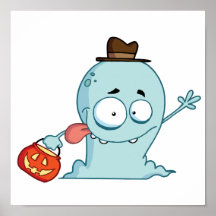 Ghost-goes-trick-or-treating Poster