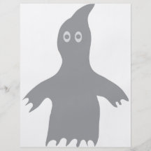 ghost icon flyer design
