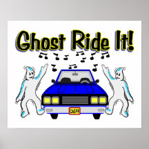 Ghost Ride It Ghost Car Print