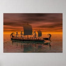 Ghost ship print