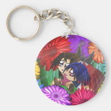 Giant Gerberas Keychain