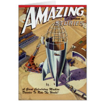 Giant Machine Cinematic Greeting or Note Card