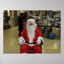 Giant Santa Poster