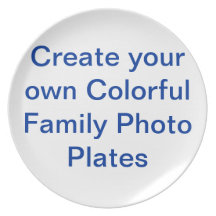 Gift Idea- Personalised 10" Family Photo Plates