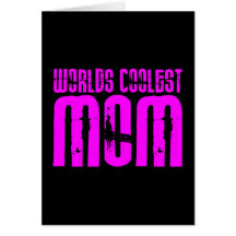 Gifts for Cool Moms : Pink Worlds Coolest Mum Card