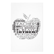 Gifts for Teachers Stationery Design