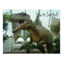 Giganotosaurus Dinosaur Invitation