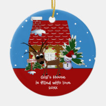 Gigi's Love House Christmas Ornament