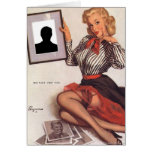Gil Elvgren - Waiting For You Greeting Cards