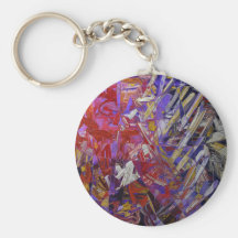 Gilded Abstract 03 Key Chain