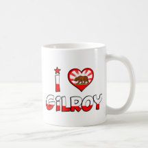 Gilroy, CA Coffee Mugs