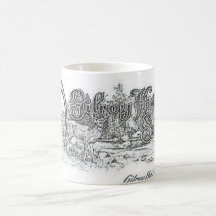 Gilroy Hot Springs mug - 1900s logo