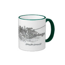 Gilroy Hot Springs mug - 1900s logo