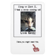 Gimpy "Poop in timeline" Premium Flexi Magnet