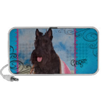 Ginger the Scottish Terrier Portable Speaker speakers