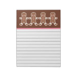 Gingerbread Boy Notepad