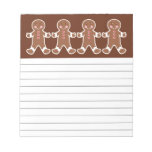 Gingerbread Boy Notepad