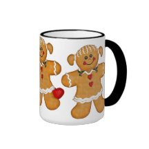 Gingerbread Fun - Woman Coffee Mug