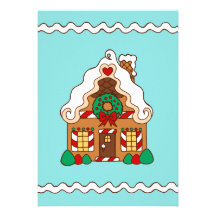 Gingerbread House Invitations